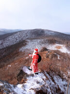 Однодневный поход с Дедом Морозом на Хребет Тимпур